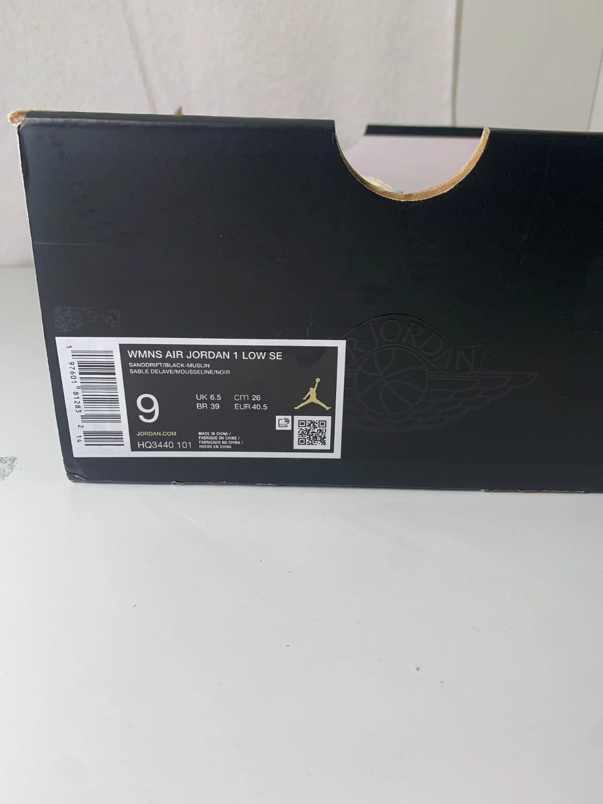 Jordan 1 Low SE Sanddrift Glacier Blue Damen Sneaker HQ3440-101 - mit Box OHNE Deckel