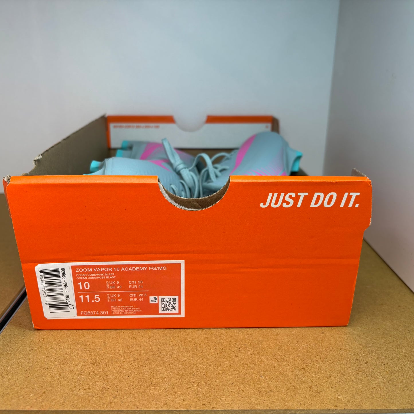 NIKE Zoom Vapor 16 Academy Mercurial MG Herren Fussball-Schuh FQ8374-301 - mit Box OHNE Deckel