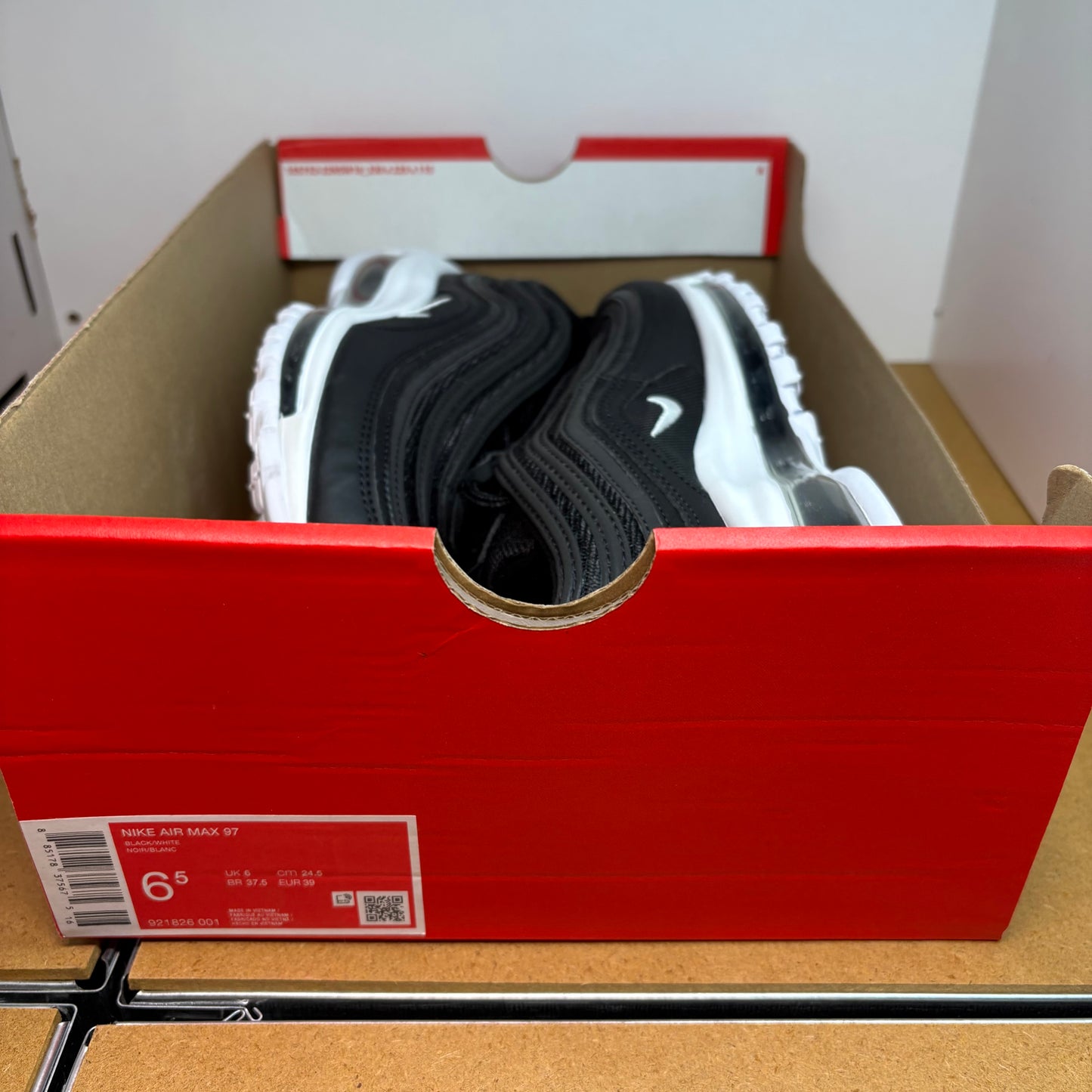 NIKE Air Max 97 Herren Sneaker 921826-001 - mit Box OHNE Deckel