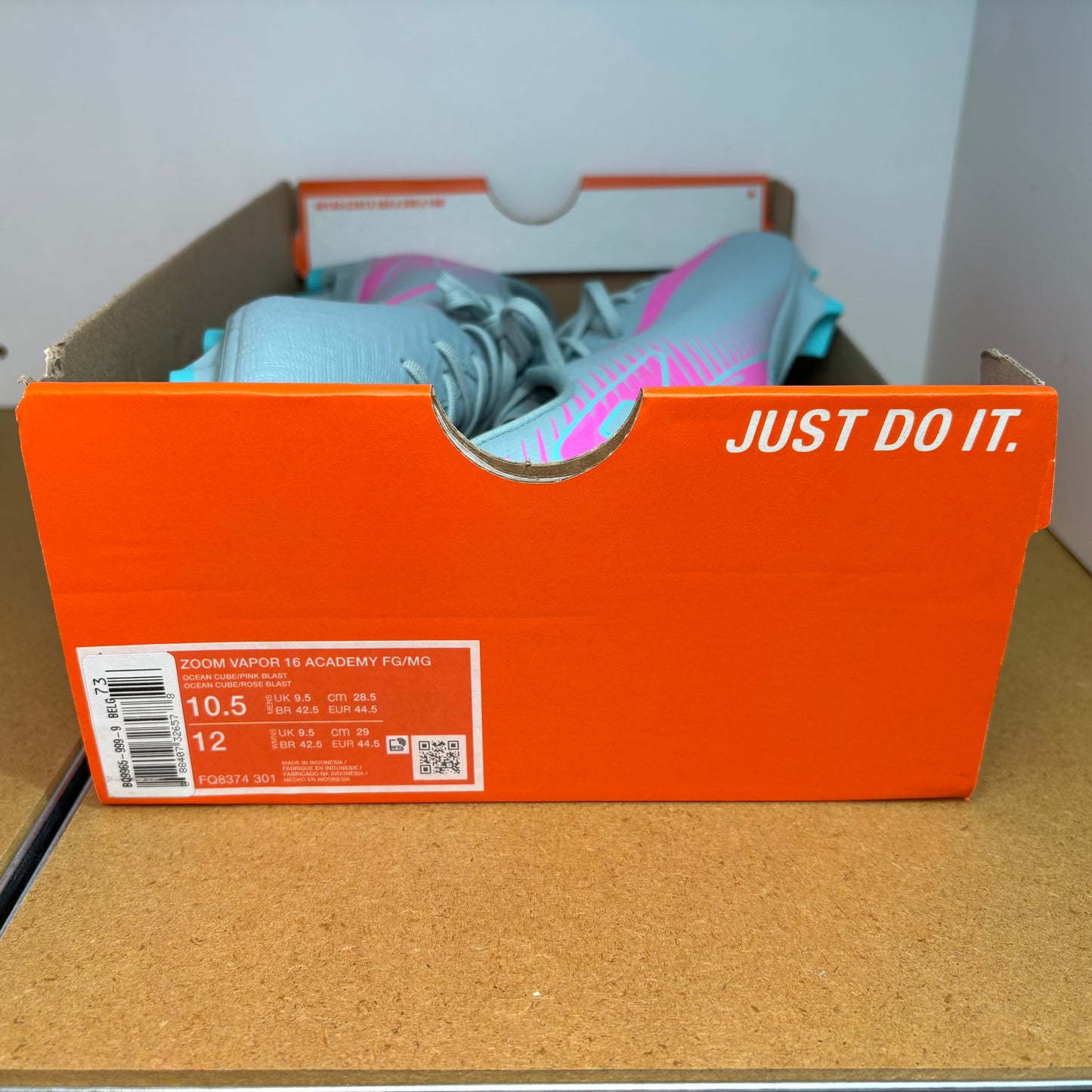 NIKE Zoom Vapor 16 Academy Mercurial MG Herren Fussball-Schuh FQ8374-301 - mit Box OHNE Deckel