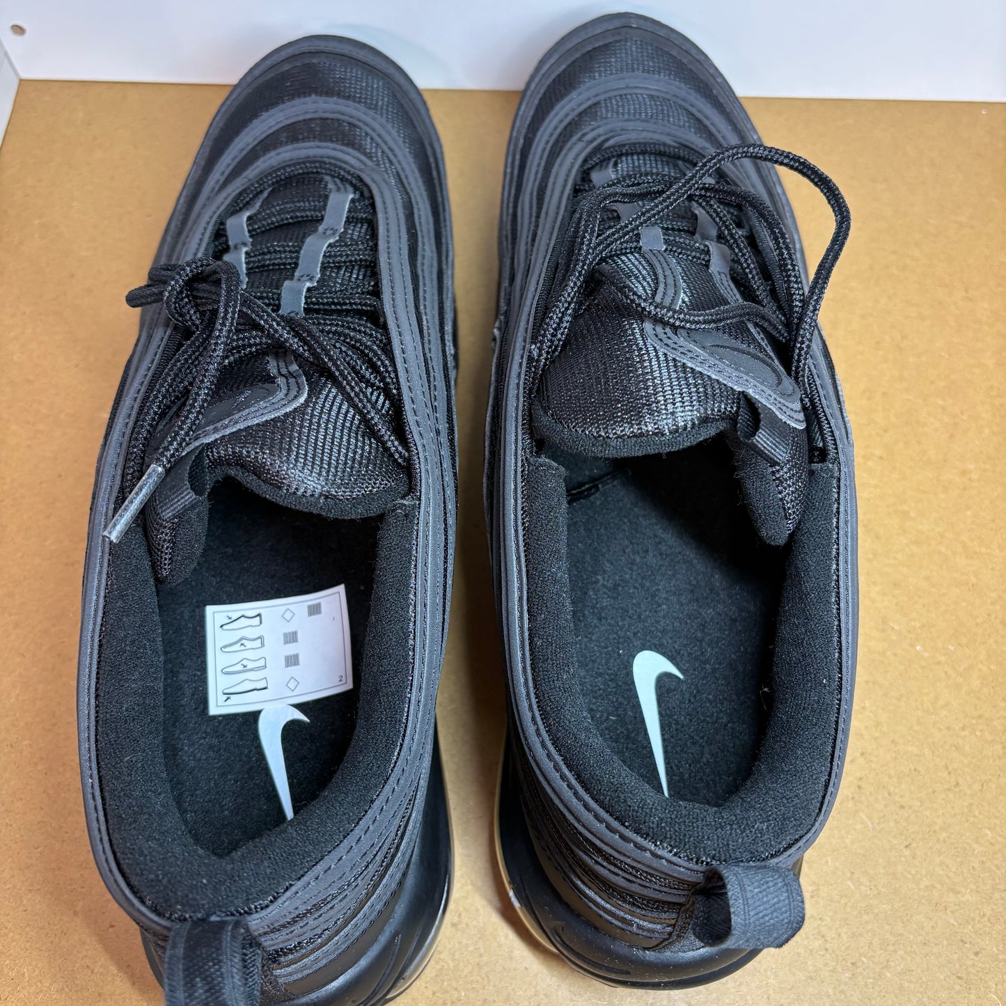 NIKE Air Max 97 Herren Sneaker BQ4567-001 - mit Box OHNE Deckel