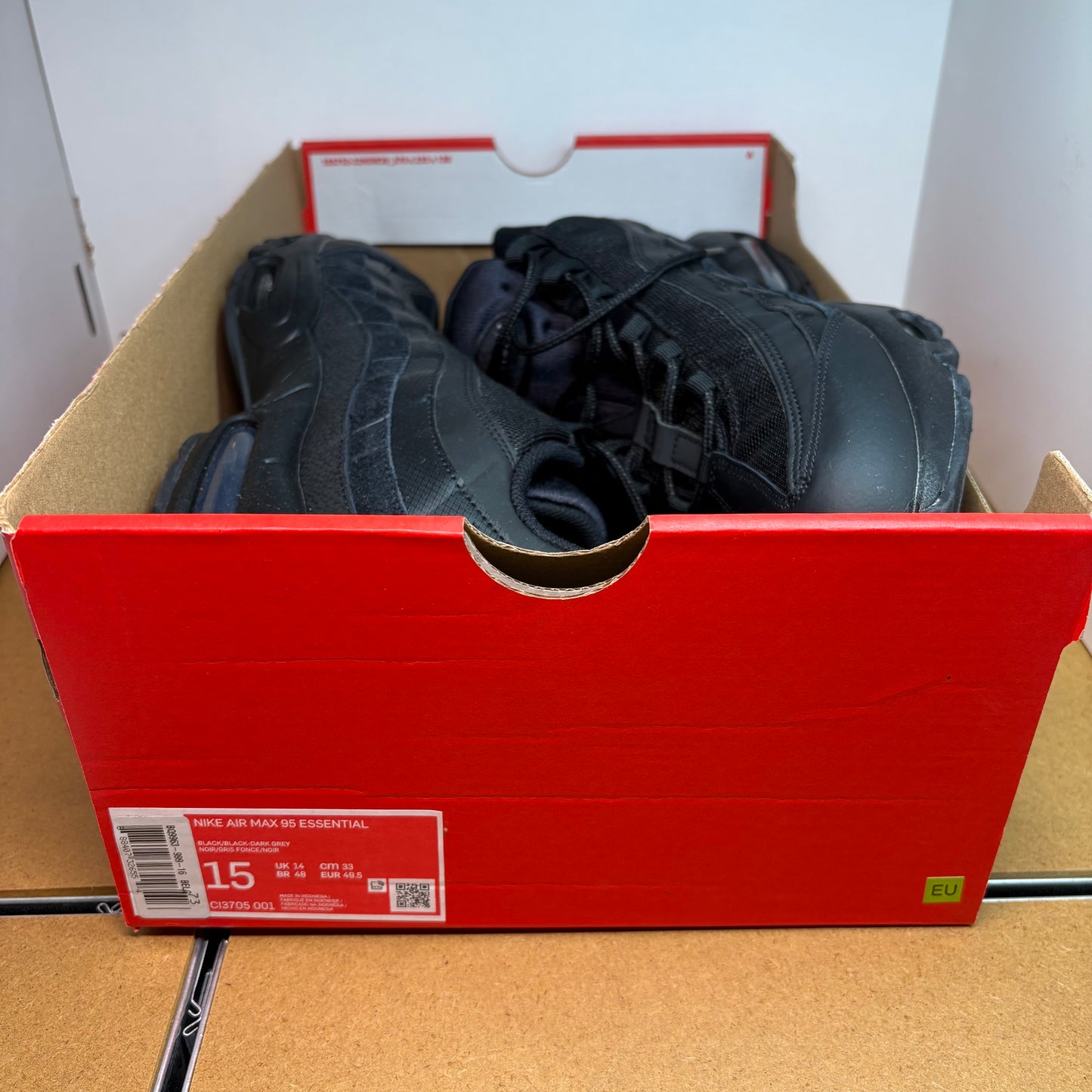 NIKE Air Max 95 Essential Herren Sneaker CI3705-001 - mit Box OHNE Deckel