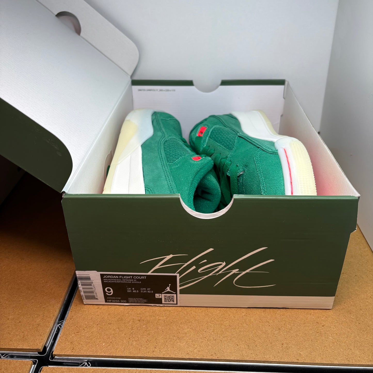 Jordan Flight Court Malachite Sneaker HF3255-300 - mit originaler Box
