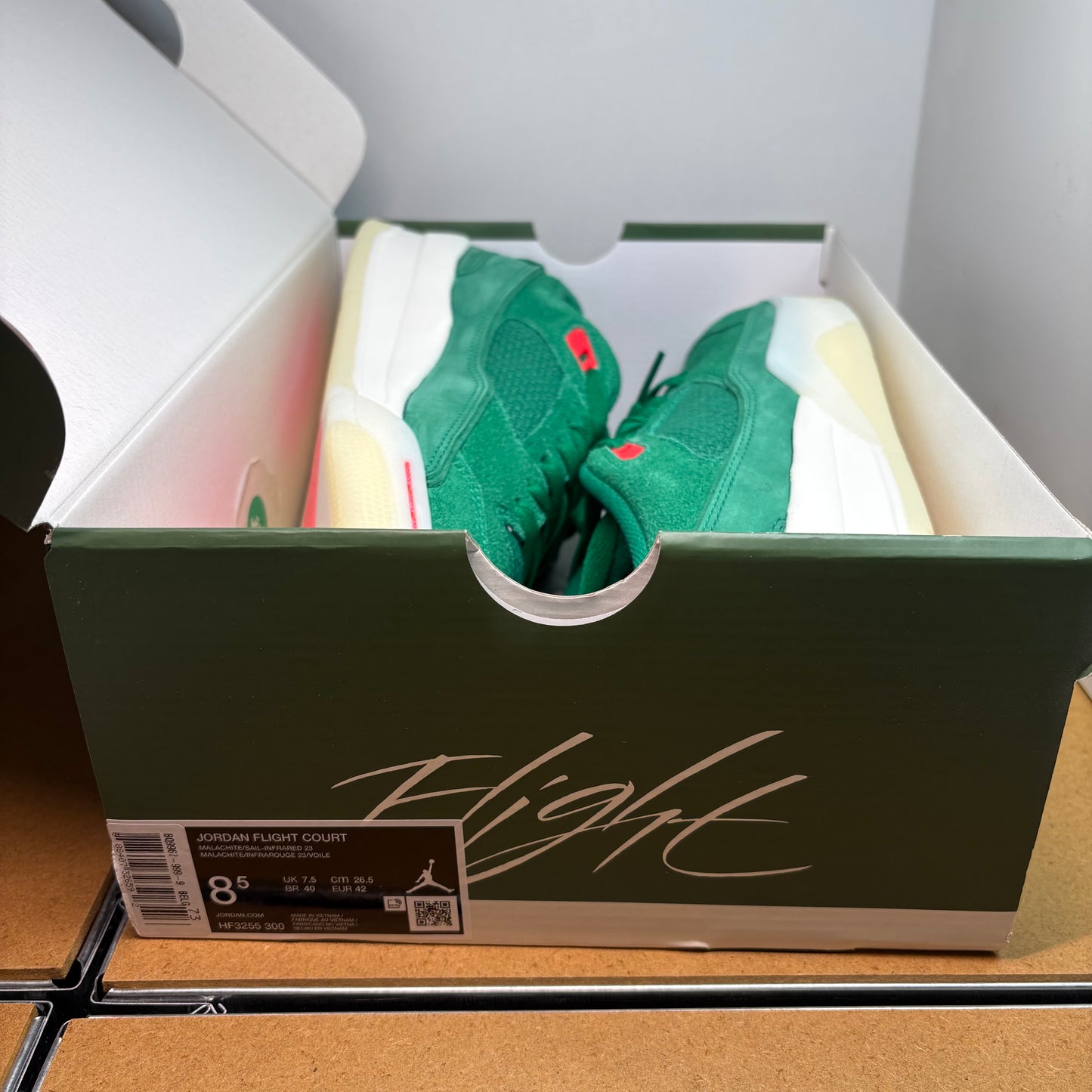 Jordan Flight Court Malachite Sneaker HF3255-300 - mit originaler Box