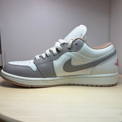 Jordan 1 Low Sail College Grey Rattan Sneaker 553558-169 - mit Box OHNE Deckel