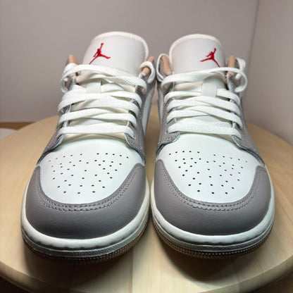 Jordan 1 Low Sail College Grey Rattan Sneaker 553558-169 - mit Box OHNE Deckel