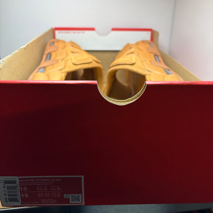 NIKE Air More Uptempo Slide 'Flax' Sneaker FZ3113-200 - mit Box OHNE Deckel