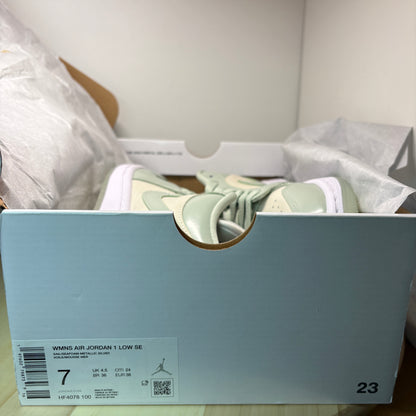 Jordan 1 Low SE Sail Seafoam Sneaker HF4078-100 - mit Box OHNE Deckel