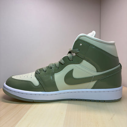 Jordan 1 Mid SE Sea Glass Oil Green Sneaker HF4079-003 - mit vollständiger Box