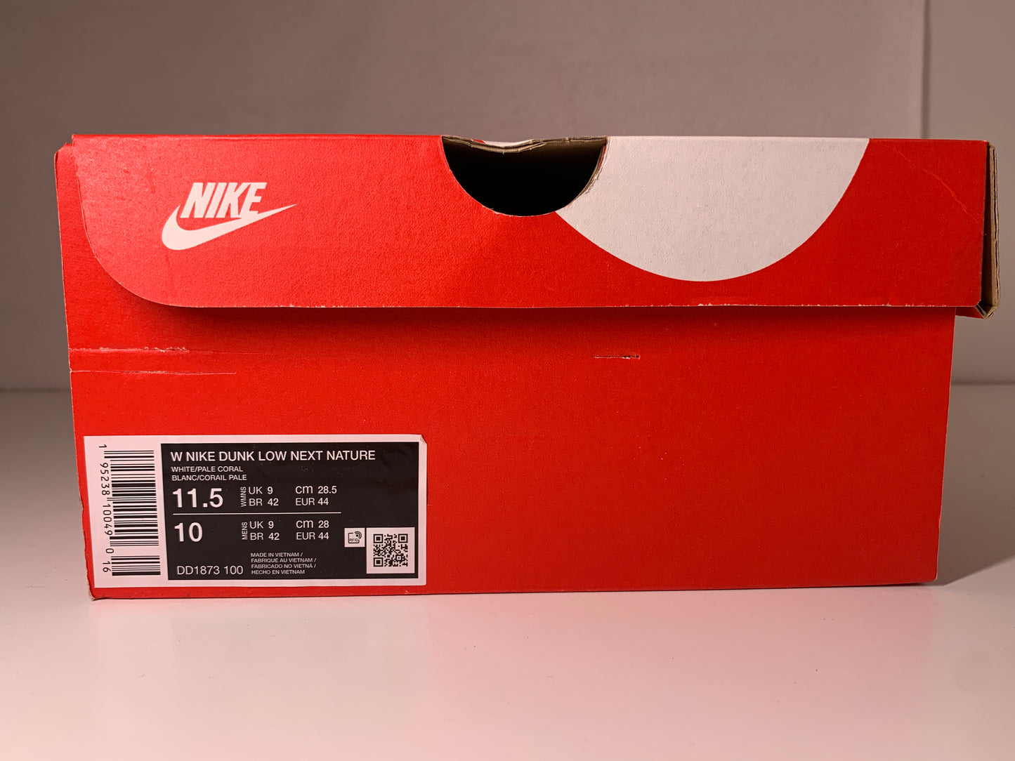 NIKE Dunk Low Next Nature Pale Coral Sneaker DD1873-100 - mit Box OHNE Deckel