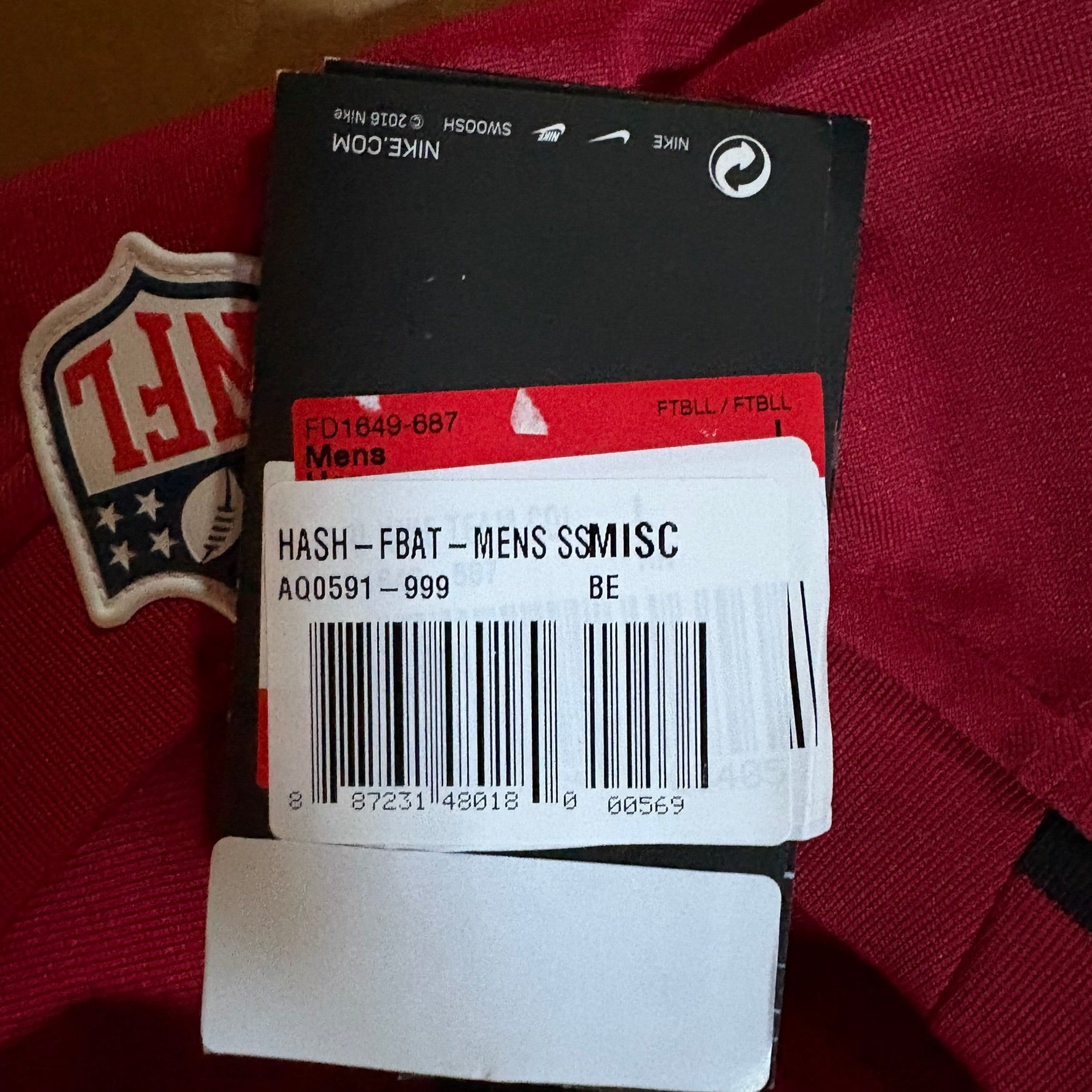 NIKE Herren Football Trikot FD1649-687 L Etikett
