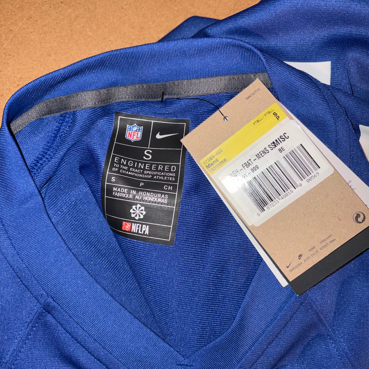 NIKE Herren Football Trikot II7384-495 S Etikett