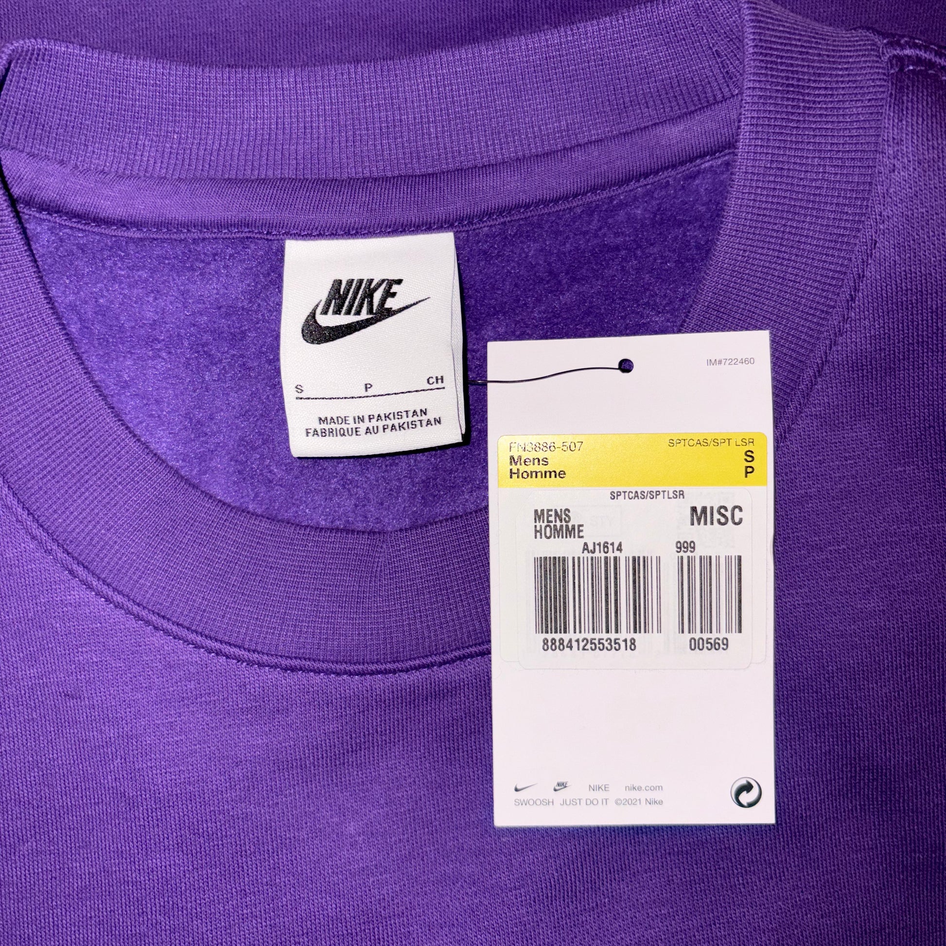NIKE Herren Sweatshirt FN3886-507 S Detail