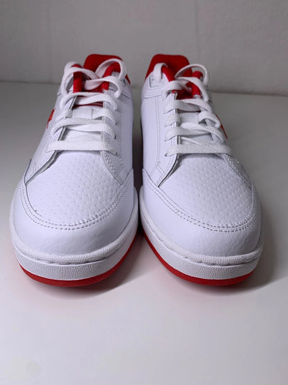 NIKE Grandstand II White University Red Herren Sneaker AA2190-104 - mit Box OHNE Deckel