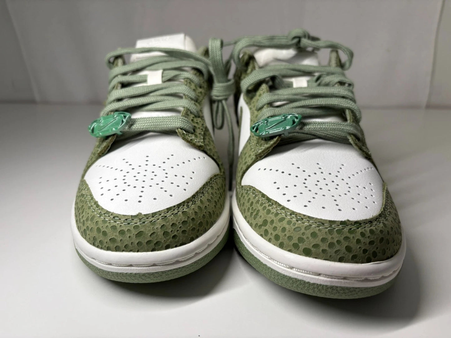 NIKE Dunk Low Safari Oil Grün Damen Sneaker FV6516-300 - mit Box OHNE Deckel