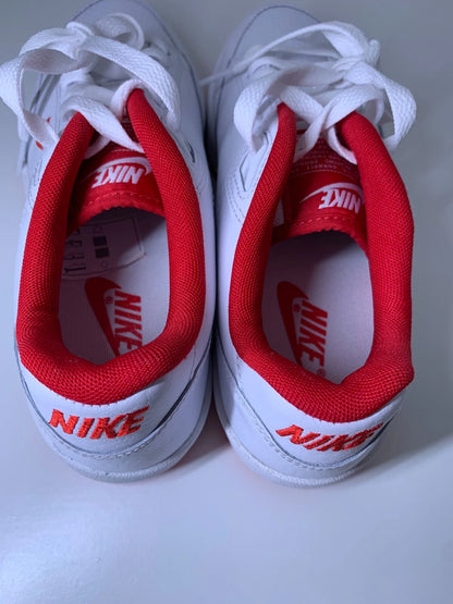 NIKE Grandstand II White University Red Herren Sneaker AA2190-104 - mit Box OHNE Deckel