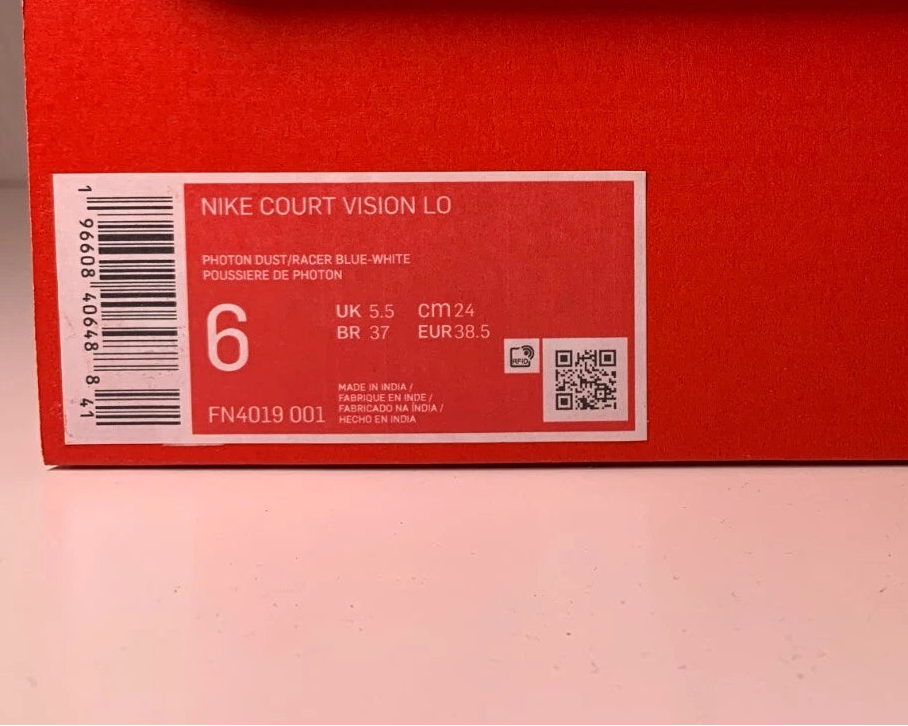 NIKE Court Vision Low photon Sneaker FN4019-001 - mit Box OHNE Deckel