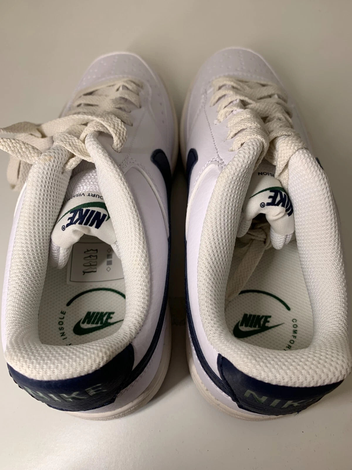 NIKE Court Vision Low White Obsidian Sneaker HF9198-100 - mit Box OHNE Deckel