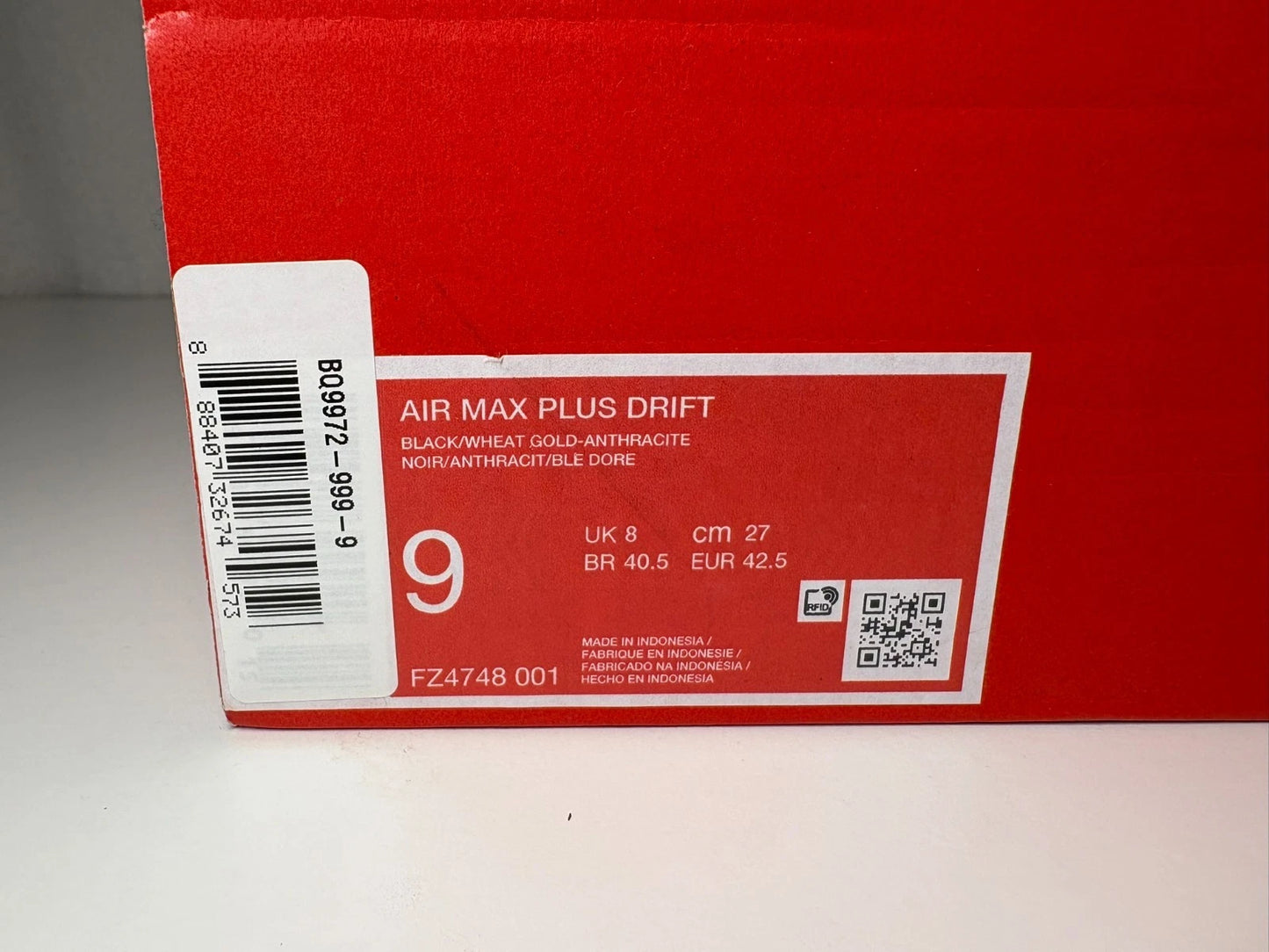 NIKE Air Max Plus Drift Saint Germain Herren Sneaker FZ4748-001 - mit Box OHNE Deckel