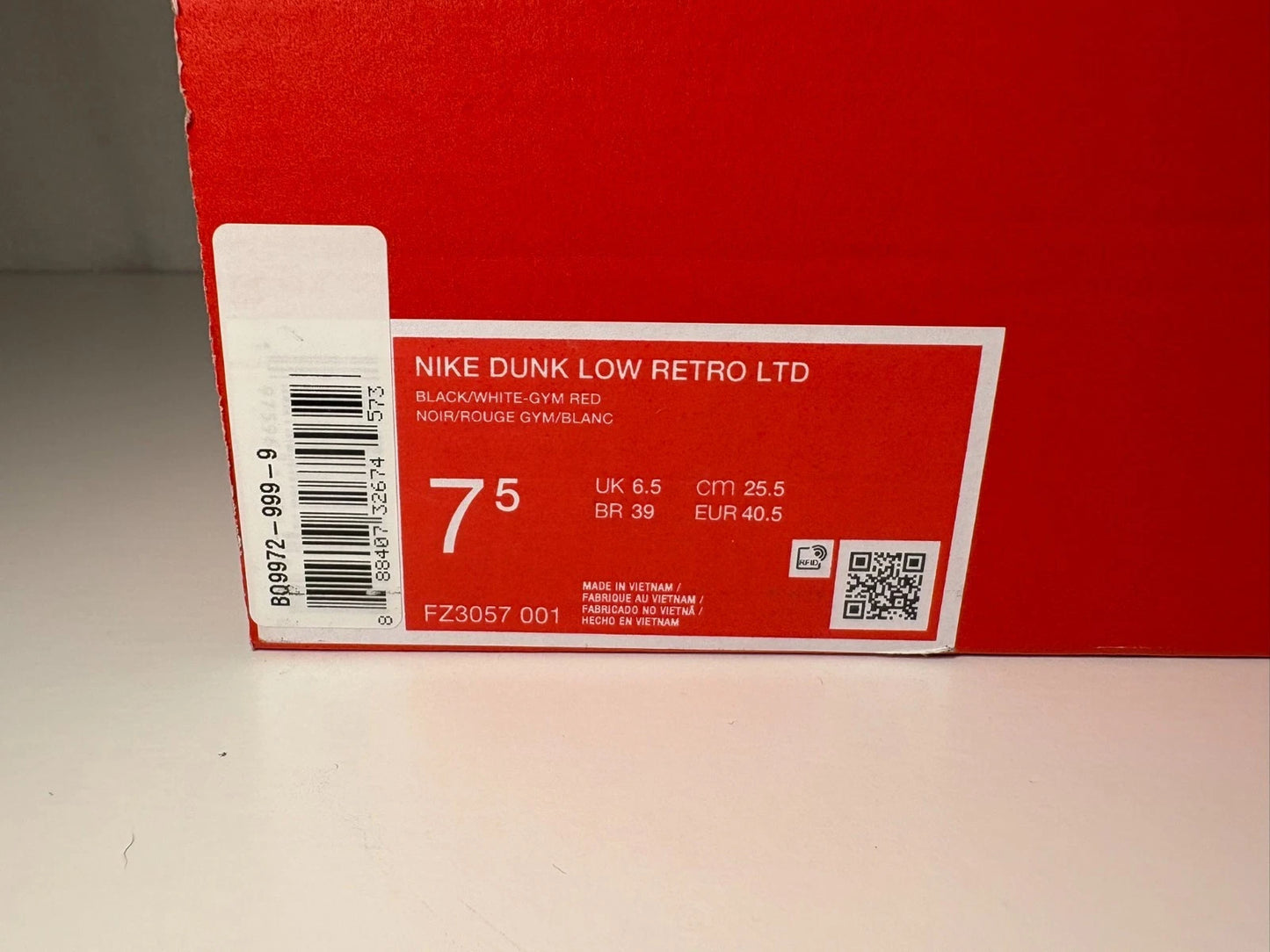 NIKE Dunk Low Biker Tattoos Herren Sneaker FZ3057-001 - mit Box OHNE Deckel