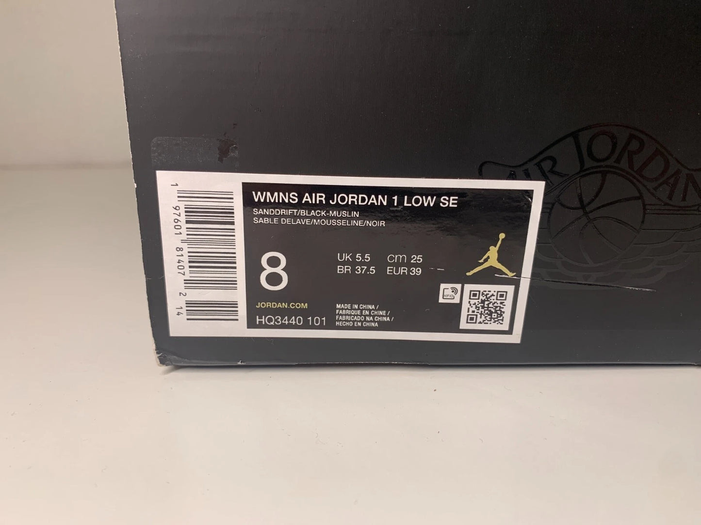 Jordan 1 Low SE Sanddrift Glacier Blue Damen Sneaker HQ3440-101 - mit Box OHNE Deckel