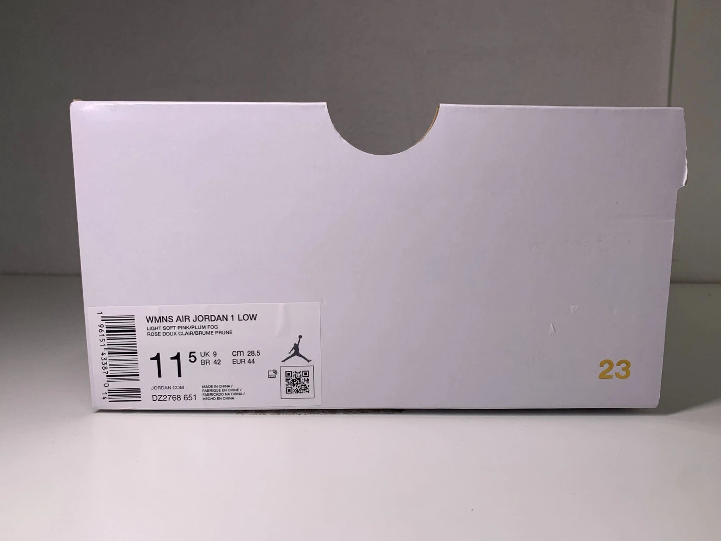 Jordan 1 Low "Plum Fog" Damen Sneaker DZ2768-651 - mit Box OHNE Deckel