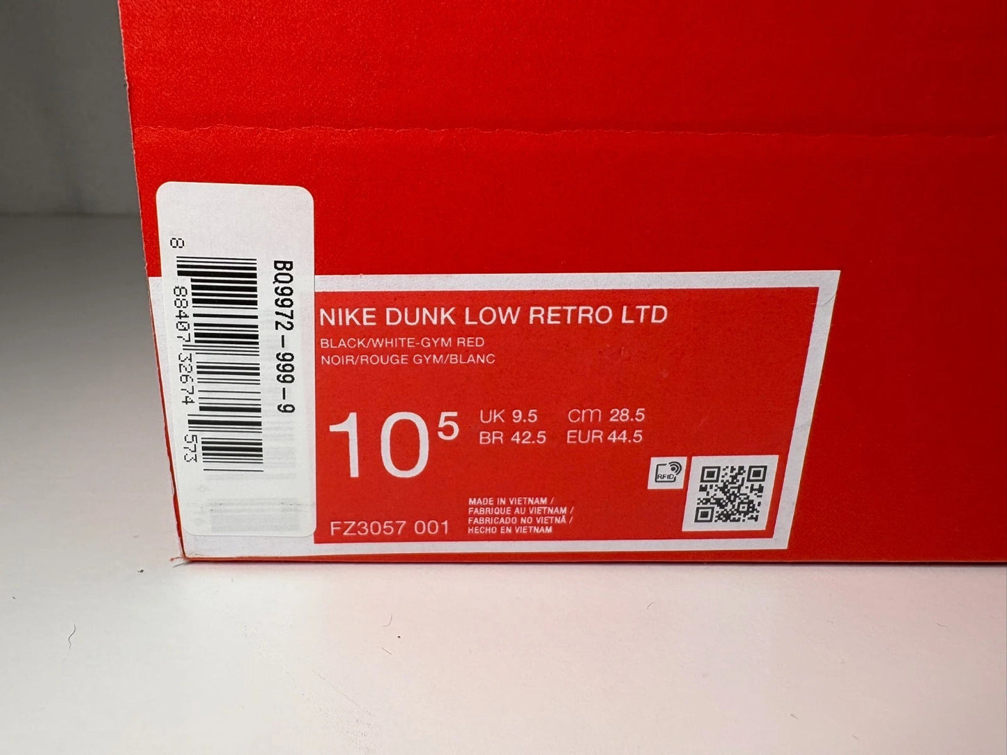 NIKE Dunk Low Biker Tattoos Herren Sneaker FZ3057-001 - mit Box OHNE Deckel